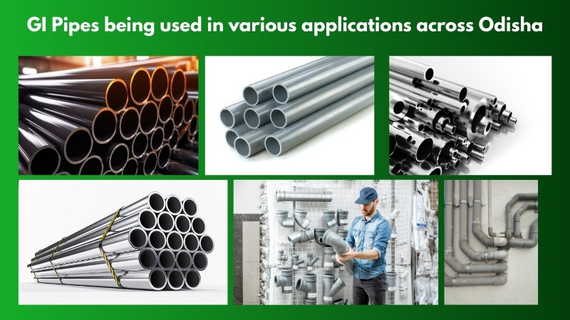 GI Pipes Applications in Construction